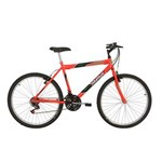 Ficha técnica e caractérísticas do produto Bicicleta Aro 26 18 Marchas Status Lenda - Laranja