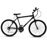 Ficha técnica e caractérísticas do produto Bicicleta Aro 26 18 Marchas Ultra Bikes V-brake Preto - PRETO