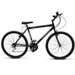 Ficha técnica e caractérísticas do produto Bicicleta Aro 26 18 Marchas Ultra Bikes V-brake Preto