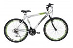 Ficha técnica e caractérísticas do produto Bicicleta Aro 26 18M Jet Branco e Verde Athor - Athor Bikes