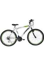 Ficha técnica e caractérísticas do produto Bicicleta Aro 26 18M Jet Branco e Verde Athor Bikes