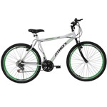 Ficha técnica e caractérísticas do produto Bicicleta Aro 26 18M Jet Branco e Verde - Athor