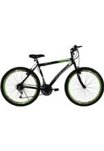 Ficha técnica e caractérísticas do produto Bicicleta Aro 26 18M Jet Preta e Verde Athor Bikes