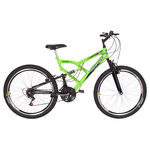 Bicicleta Aro 26 18v Status Full - Verde
