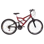 Ficha técnica e caractérísticas do produto Bicicleta Aro 26 18v Status Full - Vermelha