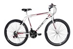Ficha técnica e caractérísticas do produto Bicicleta Aro 26 Aero 21 Marchas Velox Branca - Ello Bike