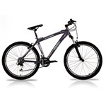 Ficha técnica e caractérísticas do produto Bicicleta Aro 26 Aluminio Susp 27V Cross Country Grafite - Track Bikes
