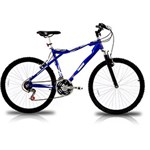 Ficha técnica e caractérísticas do produto Bicicleta Aro 26 Atlanta BW Alumínio Susp 21V Azul - Track Bikes