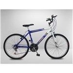 Ficha técnica e caractérísticas do produto Bicicleta Aro 26 Azul 18 Marchas - Azul Royal