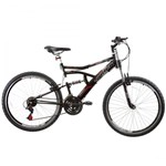 Ficha técnica e caractérísticas do produto Bicicleta Aro 26 Boxxer New Suspensão DownHill Preto Fosco - Track Bikes - Track Bikes