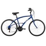 Ficha técnica e caractérísticas do produto Bicicleta Aro 26 Caloi 100 Masculina com 21 Marchas e Freio V-Brake - Azul