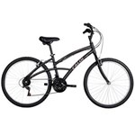 Ficha técnica e caractérísticas do produto Bicicleta Aro 26 Caloi Floral com 21 Marchas - Preta