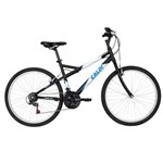 Ficha técnica e caractérísticas do produto Bicicleta Aro 26 Caloi Montana com 21 Marchas - Preta/Branca