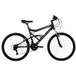 Ficha técnica e caractérísticas do produto Bicicleta Aro 26 Caloi SK Sport com 21 Marchas e Suspensão Dianteira - Preta Fosco