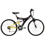 Ficha técnica e caractérísticas do produto Bicicleta Aro 26 com 18 Marchas e Dupla Suspensão Track Bikes - Tb100Xs