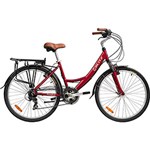 Ficha técnica e caractérísticas do produto Bicicleta Aro 26 Comfort 21V Vinho - Blitz