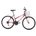 Ficha técnica e caractérísticas do produto Bicicleta Aro 26 Enterprise Vermelha Houston