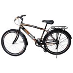 Ficha técnica e caractérísticas do produto Bicicleta Aro 26 Exeway Street Sport, Preta/Laranja