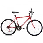 Ficha técnica e caractérísticas do produto Bicicleta Aro 26 Foxer Hammer Vermelha Houston
