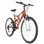 Ficha técnica e caractérísticas do produto Bicicleta Aro 26 Fullsion Mormaii - LARANJA