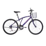 Ficha técnica e caractérísticas do produto Bicicleta Aro 26 Houston Bristol Lance com 21 Marchas – Violeta