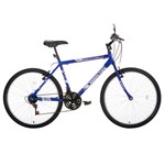 Ficha técnica e caractérísticas do produto Bicicleta Aro 26 Houston Foxer Hammer 21 Marchas Azul Copa