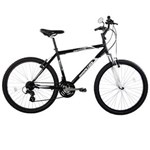 Ficha técnica e caractérísticas do produto Bicicleta Aro 26 Houston MDAL19M 21 Marchas e Suspensão Dianteira - Preto