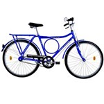Ficha técnica e caractérísticas do produto Bicicleta Aro 26 Houston Super Forte com Monovelocidade SF26FVM - Azul