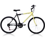 Ficha técnica e caractérísticas do produto Bicicleta Aro 26 - HX1 Impact 18 Marchas - Amarelo/Preto - Oceano