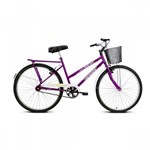 Ficha técnica e caractérísticas do produto Bicicleta Aro 26 Jolie Violeta e Branco Verden Bikes VER-10067