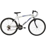 Ficha técnica e caractérísticas do produto Bicicleta Aro 26 Mtb Polimet V-brake 18v Branca