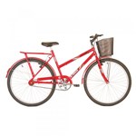 Ficha técnica e caractérísticas do produto Bicicleta Aro 26 Practise com Cesta Track Bikes Vermelha - Track