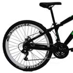 Ficha técnica e caractérísticas do produto Bicicleta Aro 26 Preto/Verde 21 Velocidades Freeride Gios