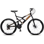 Ficha técnica e caractérísticas do produto Bicicleta Aro 26 Snow 21 Marchas Colli 225.11D - Preto