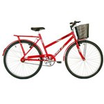 Ficha técnica e caractérísticas do produto Bicicleta Aro 26 Track Bikes C/ Cestinha Pratik - Vermelha