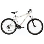 Ficha técnica e caractérísticas do produto Bicicleta Aro 26 Track Bikes TK 700 Alumínio Premium com 27 Marchas e Suspensão Dianteira - Branca