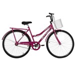 Ficha técnica e caractérísticas do produto Bicicleta Aro 26 Ultra Bikes Summer Tropical V-Break Rosa