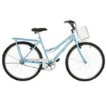 Ficha técnica e caractérísticas do produto Bicicleta Aro 26 Ultra Bikes Tropical Summer V-Break Azul Bebê/Branco