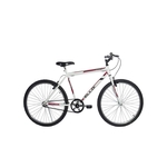 Ficha técnica e caractérísticas do produto Bicicleta Aro 26 Velox Branca/Vermelho - Ello Bike