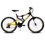 Ficha técnica e caractérísticas do produto Bicicleta Aro 26 Verden Bikes Inspire Masculino com 21 Marchas - Preto e Amarelo