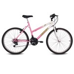 Ficha técnica e caractérísticas do produto Bicicleta Aro 26 Verden Bikes Live Feminina com 18 Marchas - Branco e Rosa