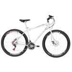 Ficha técnica e caractérísticas do produto Bicicleta Aro 29" 21v Shimano Status Big Evolution - Branca (Freio a Disco)