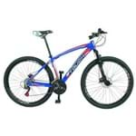 Ficha técnica e caractérísticas do produto Bicicleta Aro 29 Alumínio Shimano Gold Disco Q17 Azul