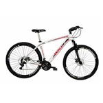 Ficha técnica e caractérísticas do produto Bicicleta Aro 29 Branca Wny Disco Shimano 21v Quadro 17