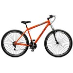 Ficha técnica e caractérísticas do produto Bicicleta Aro 29 com Suspensão 21 Marchas Ciclone Plus - Master Bike - Laranja - LARANJA