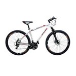 Ficha técnica e caractérísticas do produto Bicicleta Aro 29 Freio a Disco 21v RINO Cambios Shimano - Quadro 19 - Branca - Branco