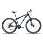 Ficha técnica e caractérísticas do produto Bicicleta Aro 29 GTA NX11 21 Velocidades Index Freio a Disco 17 - Preto com Azul