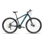 Ficha técnica e caractérísticas do produto Bicicleta Aro 29 KSW 21 Velocidades Index Freio a Disco Preto com Azul 17