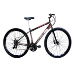 Ficha técnica e caractérísticas do produto Bicicleta Aro 29 Shimano Freio à Disco 21 M Preta/Vermelho - Ello Bike