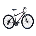 Ficha técnica e caractérísticas do produto Bicicleta Aro 29 Shimano Freio à Disco 21 M Veneza Preta/Pink - Ello Bike